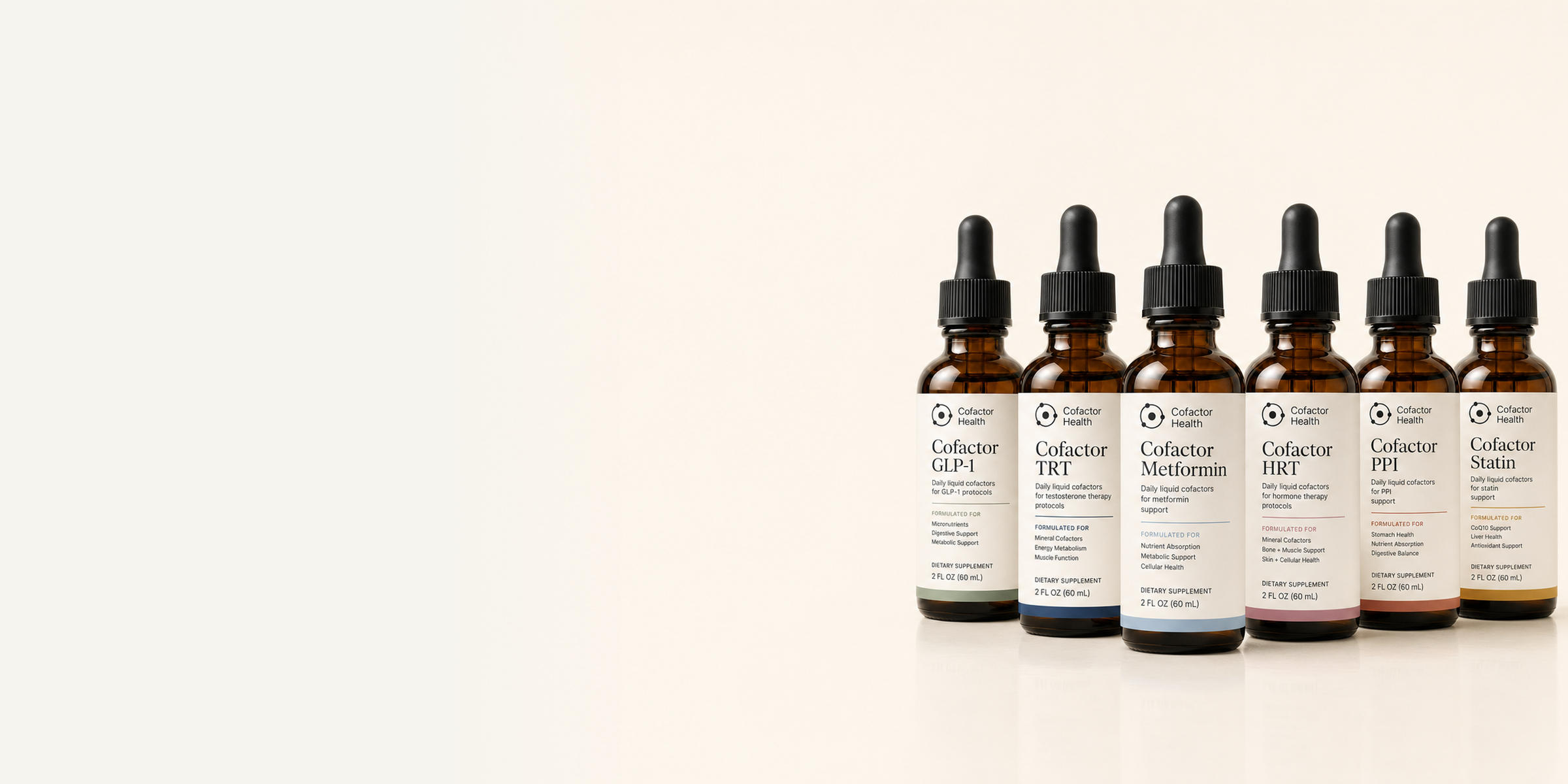 Cofactor Health protocol lineup